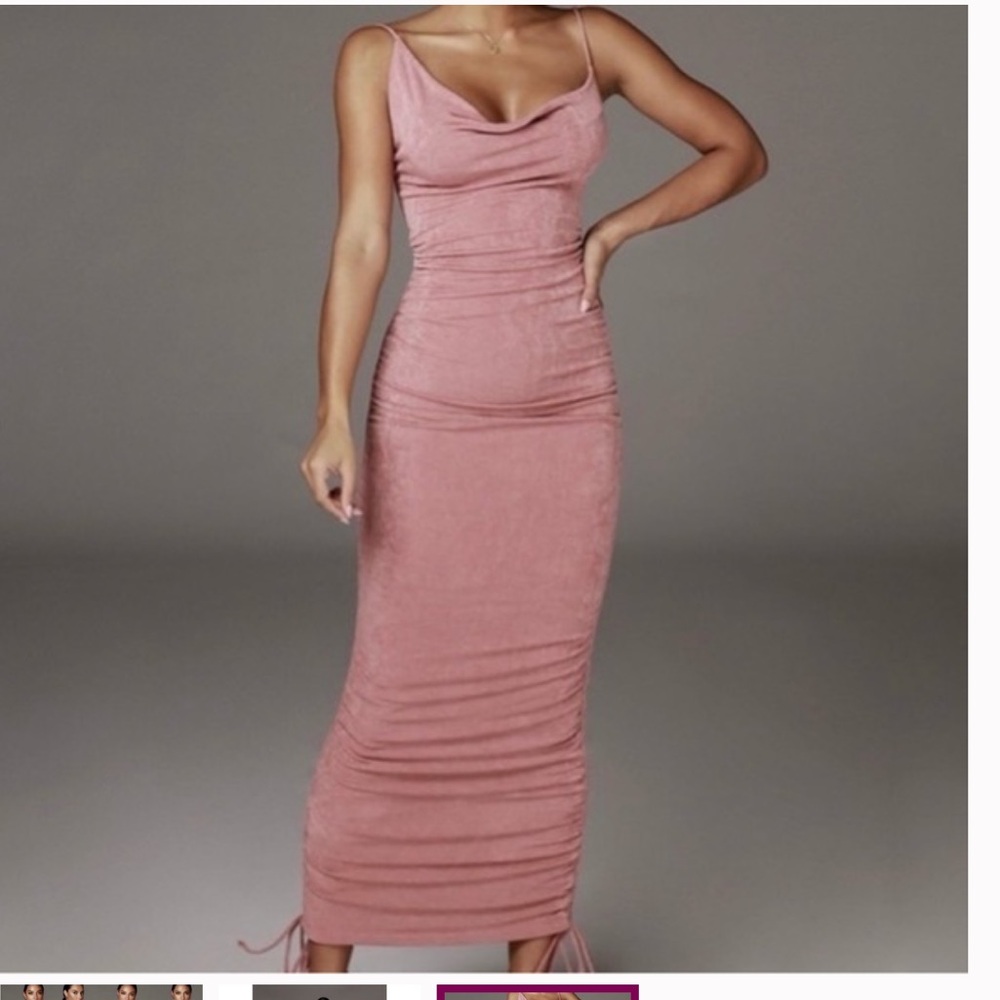 JLUXLABEL Ruched Dree - Picture 2 of 3